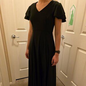 Black Floor-Length Concert Dress